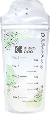Kikka Boo Σακουλάκια Αποθήκευσης Μητρικού Γάλακτος 250ml 50τμχ 21.3x9.7εκ.