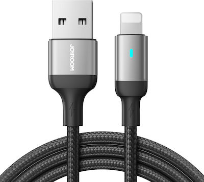 Joyroom S-UL012A10 Braided USB-A to Lightning Cable Μαύρο 2m