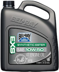 Bel-Ray EXS Sintetic Ulei de motocicletă pentru motoare în patru timpi 10W-50 4lt