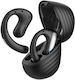 OneOdio OpenRock Pro Bone Conduction Bluetooth Handsfree Ακουστικά με Αντοχή στον Ιδρώτα και Θήκη Φόρτισης Μαύρα