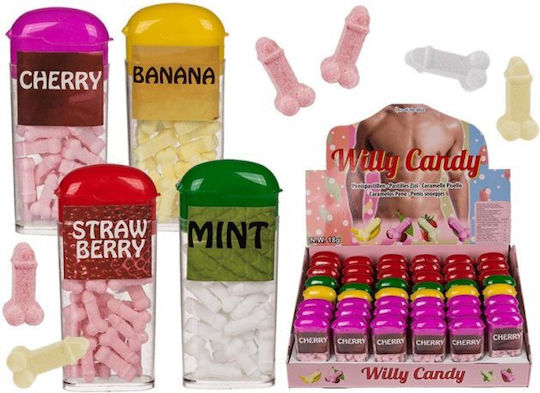 Out of the Blue Sweetpenis Candy Erotic Edible Gift Display 48 Units Penis Candies 4 Flavors 48 Pieces