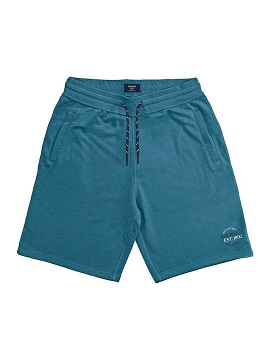 Double A Sportliche Herrenshorts Petrol Blue