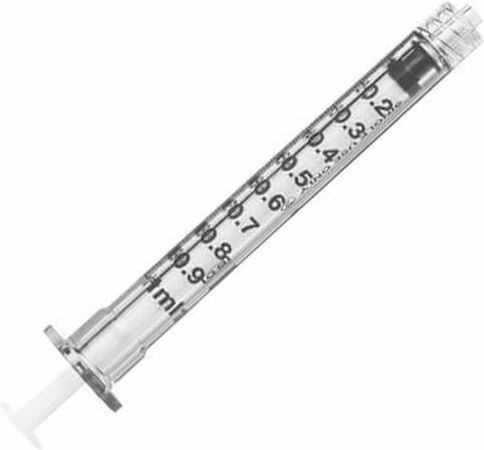 BD Louer Lock Σύριγγες χωρίς Βελόνα 1ml 100τμχ