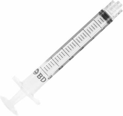 BD Luer Lock Syringes without Needle 3ml 200pcs