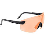 Swiss Eye Shooting Glasses with Anti-Scratch Coating, Anti-Glare & UV Protection Black