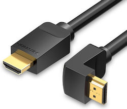 Vention AAQBH HDMI 2.0 Winkel (90°) HDMI-Stecker - HDMI-Stecker 2m Schwarz