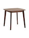 Venti Tisch Speisesaal aus Massivholz Walnuss 80x80x75cm