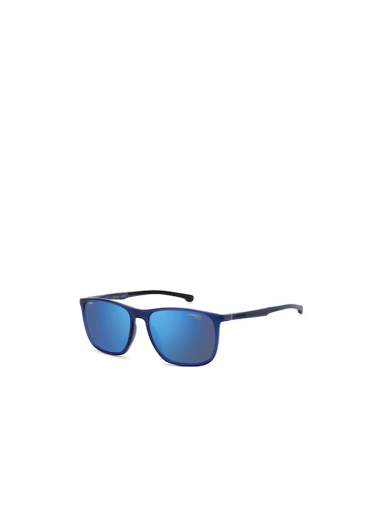 Carrera Men's Sunglasses with Blue Plastic Frame and Blue Mirror Lens 004/S PJPXT