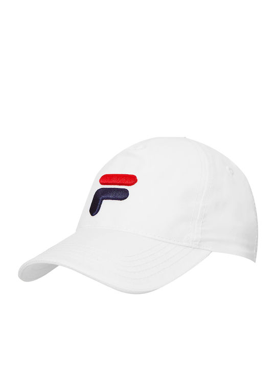 FILA Kinderhut Jockey Stoff Max Weiß