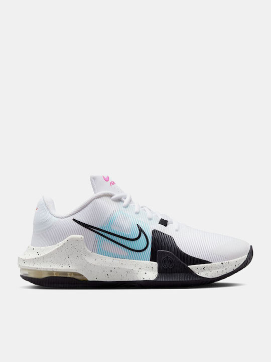 Air Max Impact 4 Χαμηλά Μπασκετικά Παπούτσια White / Sail / Copa / Black