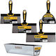 DEWALT Spatula Inox Cu Mâner Metalic Set 4 Bucăți 3-174