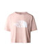 The North Face Women's Athletic Crop Top Short Sleeve Pink