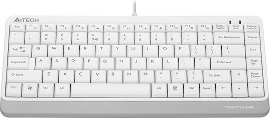A4Tech Fstyler FK11 Само клавиатура Английски US Бял