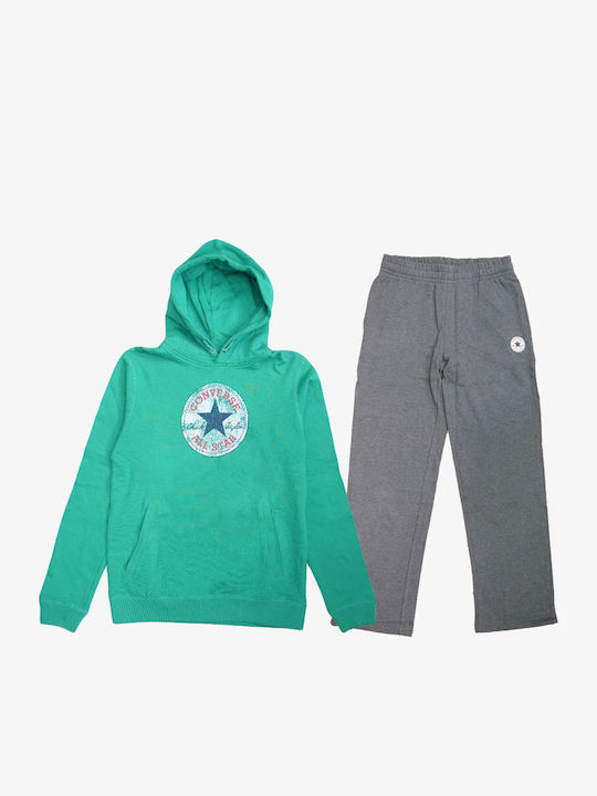 Converse Kids Sweatpants Set Green 2pcs