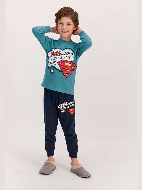 Pijama pentru copii Superman Hero L1423-Beraman