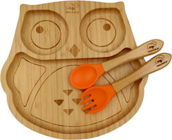 Baby Cloud Παιδικό Σετ Φαγητοδοχείου από Bamboo 3τμχ Baby Cloud Παιδικό Σετ Φαγητοδοχείου από Bamboo 3τμχ
