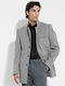 Tresor Men's Half Coat Gray