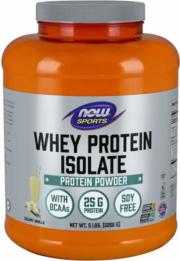 Sports Whey Protein Isolate Протеин Суроватъчен с Вкус Ванилов крем 2.268kg