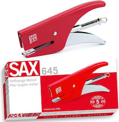 Sax No6/4 Hand Stapler Red