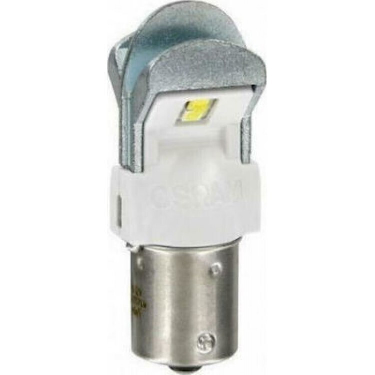 Osram Car BA15S / P21W Light Bulb LED White 12V 2pcs 7456CWBLI2/OA