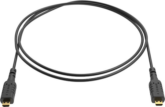 8sinn HDMI 2.0 Premium High Speed 4K 60Hz HDR Kabel Mikro-HDMI-Stecker - Mikro-HDMI-Stecker 0,8m Schwarz