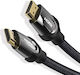 Vention Cabluri HDMI 2.0 Premium High Speed 4K 60Hz HDR Braided HDMI de Sex Masculin - HDMI de Sex Masculin 1m Negru
