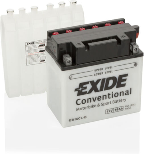Exide Μπαταρία Μοτοσυκλέτας με Χωρητικότητα 19Ah 12V