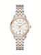 Bulova Classic Γυναικείο Ρολόι 31mm Μπαταρίας με Ασημί Μεταλλικό Μπρασελέ