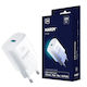 3MK 3MK GaN Wireless Charger with USB-C Port 33W Power Delivery White