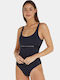 Navy Blue One Piece Swimsuit