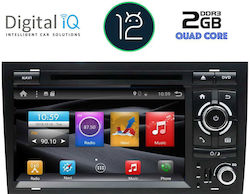 Digital IQ Car-Audiosystem für Citroen BX Seat Exeo Audi A7 / A4 2002-2008 (Bluetooth/USB/AUX/WiFi/GPS) mit Touchscreen 7"