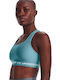 Under Armour Women's Sports Bra without Padding Light Blue