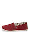 Women's Fabric Espadrilles Red