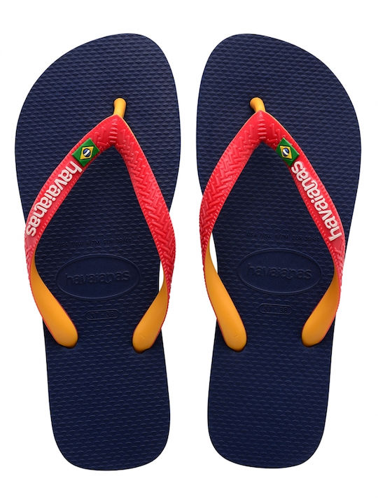 Havaianas Brasil Mix Flip Flops bărbați Albastru