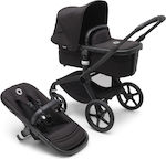 Bugaboo Fox 5 2 in 1 Reglabil 2 în 1 Cărucior pentru copii Potrivit pentru Nou-născut Midnight/Black Midnight Black 9.9kg