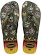 Top Tribo Ανδρικά Flip Flops Black/Moss