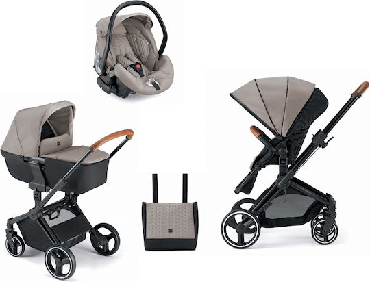 Cam Next Evo 3 in 1 C935 Adjustable 3 in 1 Baby Stroller Suitable for Newborn Beige 9.2kg
