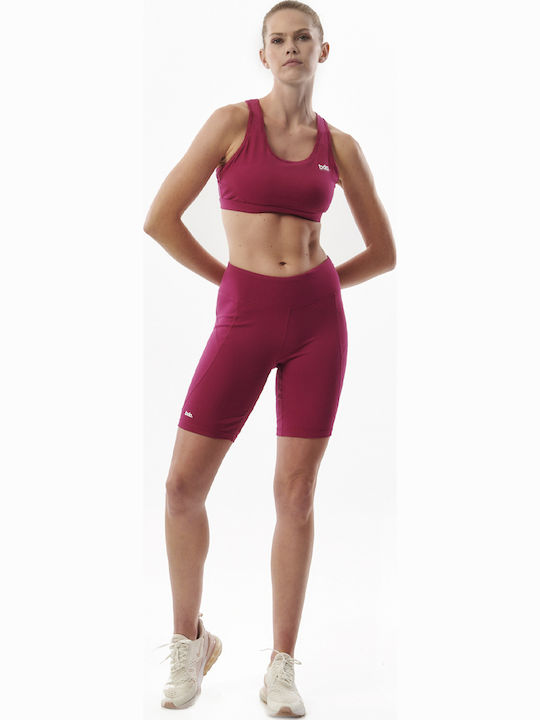 031319 Women's Training Legging Shorts Fuchsia
