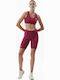 031319 Women's Training Legging Shorts Fuchsia