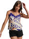 Superdry Women's Summer Blouse with Straps Multicolour