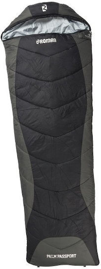 Roman Schlafsack Einzeln Palm Passport Black & Charcoal