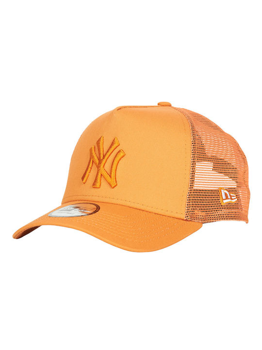 New Era New York Yankees Γυναικείο Jockey με Δίχτυ Πορτοκαλί