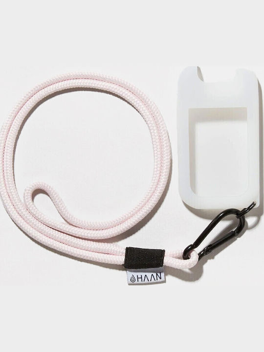 Haan Шнур за врата Тъкан - Антисептичен калъф Pink