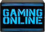 Illuminated gaming led sign - 21 cm.