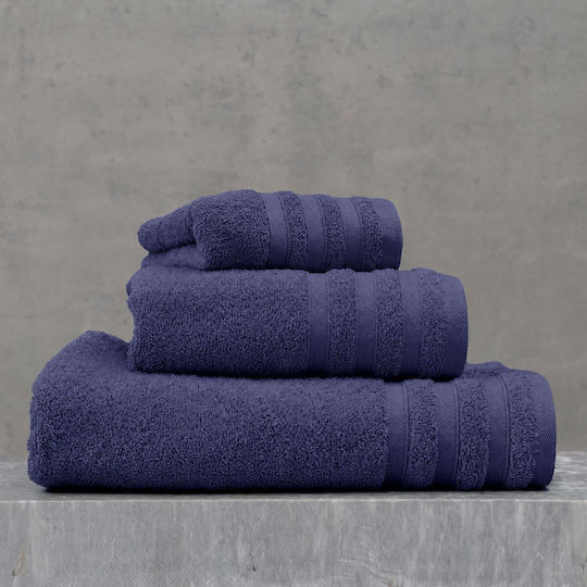 Rythmos Hand Towel Lagoon 40x60cm Dark Blue Weight 470gr/m²