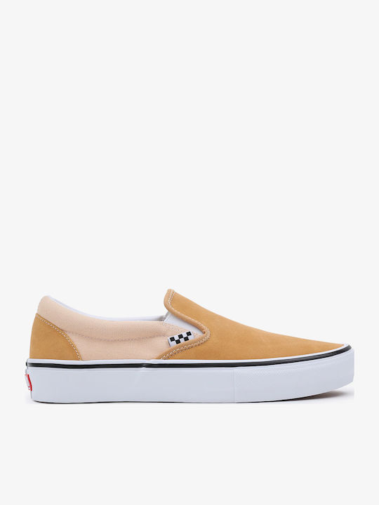 Vans Skate Men's Canvas Slip-Ons Honey Peach