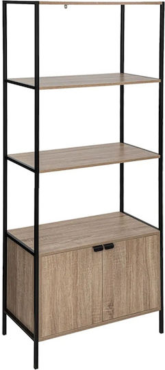 Βιβλιοθήκη F-V Etagere Double Aliaj Μπεζ 68x35x176εκ.