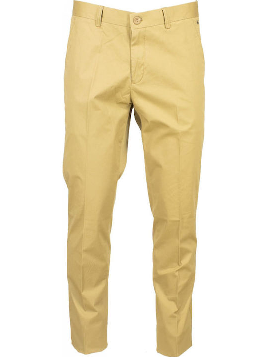 Palma-22 Trousers Chino in Slim Fit Yellow