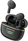 Borofone BW30 Cheerful Earbud Bluetooth Handsfree Ακουστικά με Θήκη Φόρτισης Μαύρα