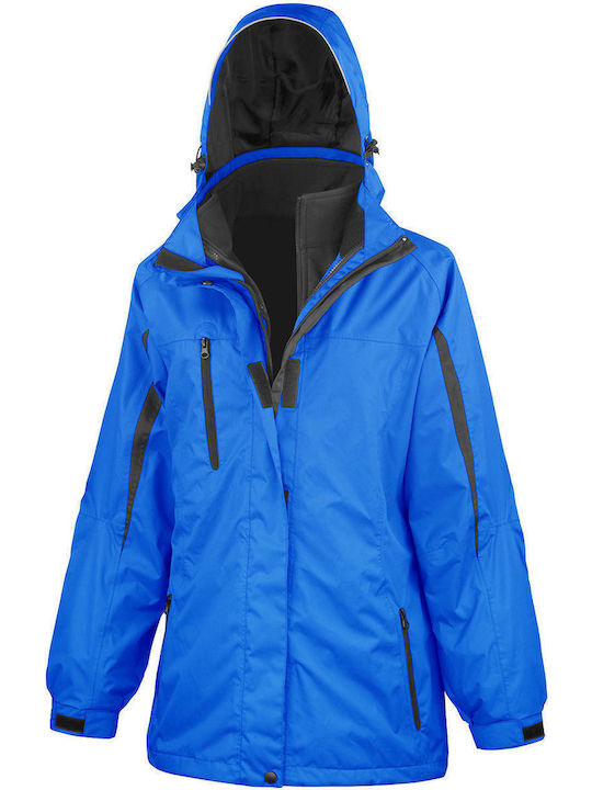 3-in-1 Softshell Γυναικείο Μπουφάν Royal/Black